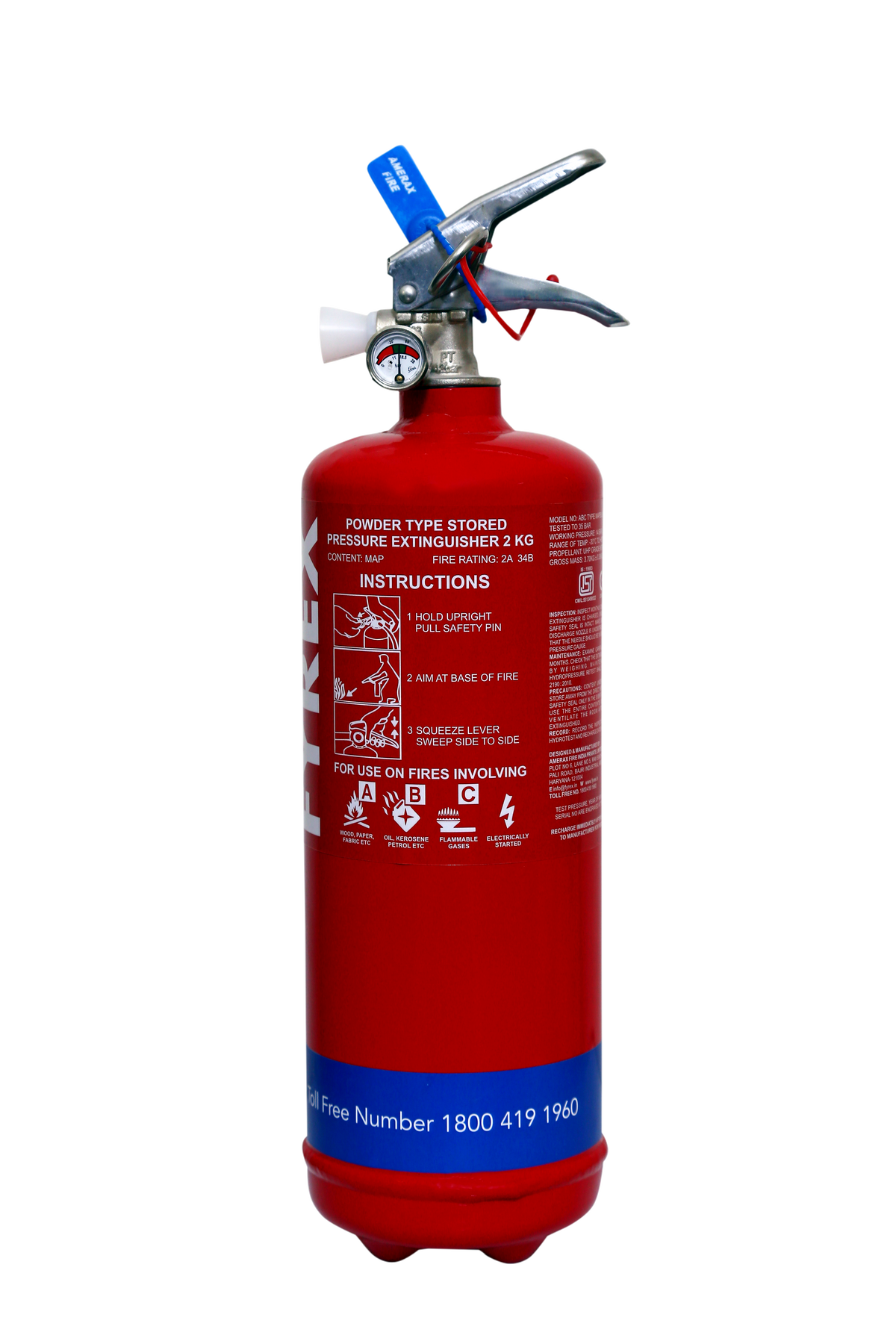 Fyrex 2 Kg ISI marked Fire Extinguisher
