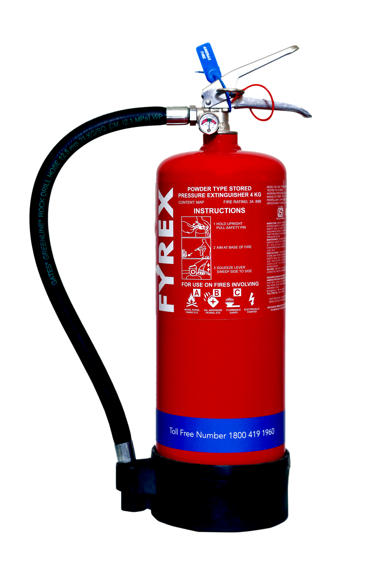 Fyrex 4 Kg ISI marked Fire Extinguisher
